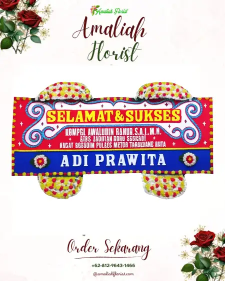 Papan Bunga Ucapan Selamat Kledung Karangdalem